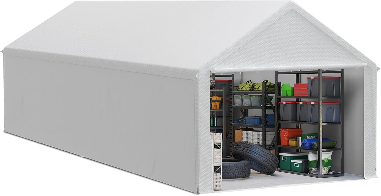 PE-Gartenhaus 24 m³ mit abnehmbaren Seitenwänden