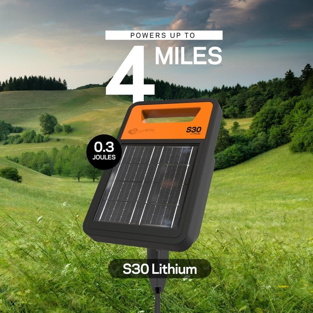 Lithium-Solarzaungerät 0,3 J 32 km