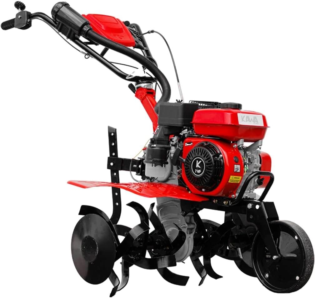 Motorhacke 7 PS Benzin 190 cc 2+1 Geschwindigkeiten Arbeitsbreite 75 cm