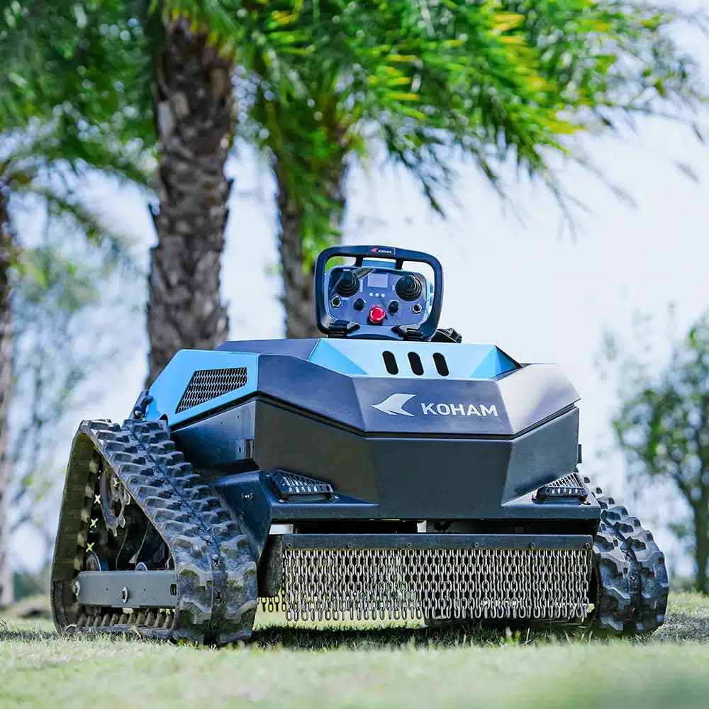KOHAM KH-LM8023B elektrischer ferngesteuerter Raupenmäher für Hänge bis 45°