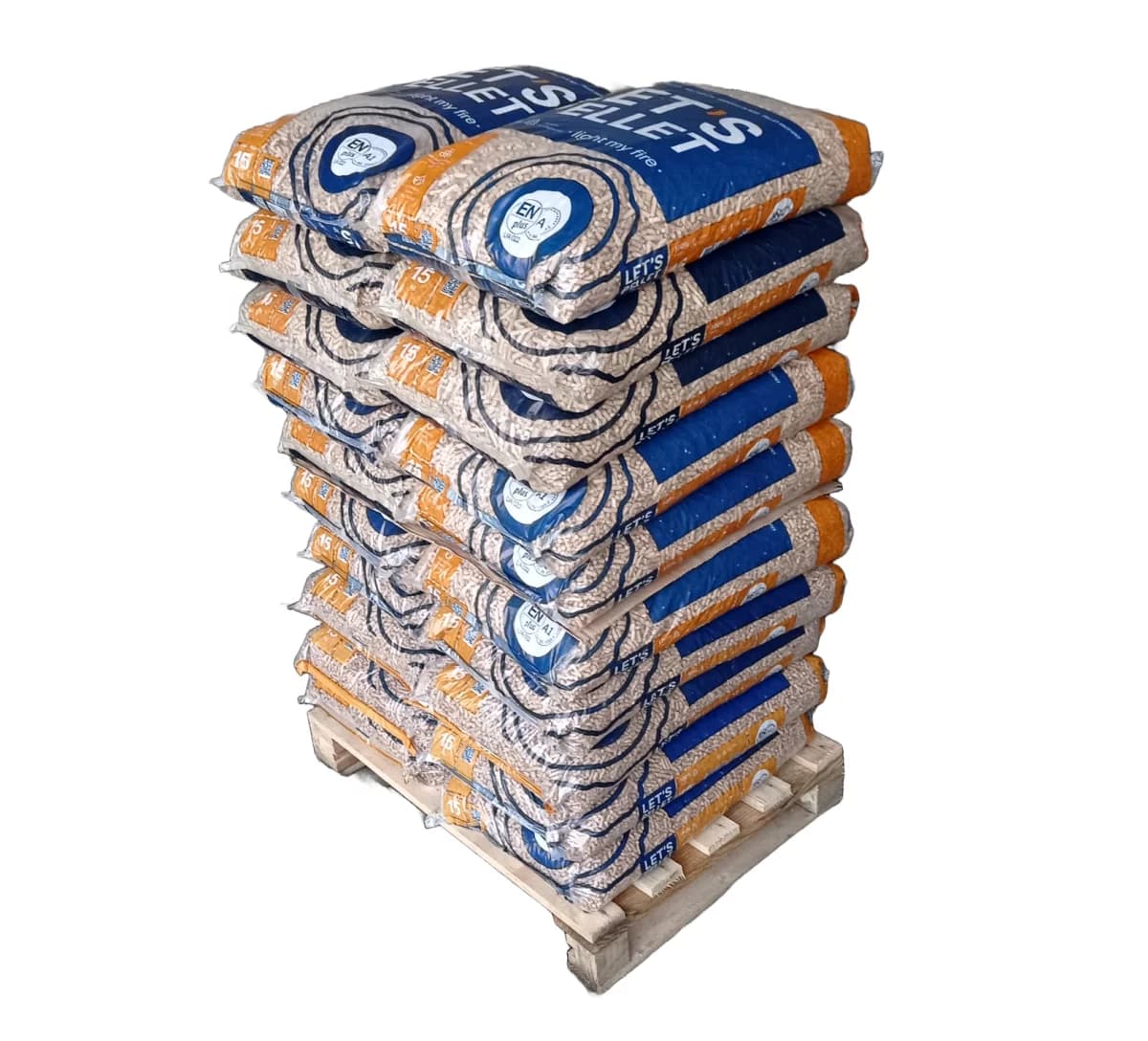 Holzpellets DIN plus - Palette 300 kg