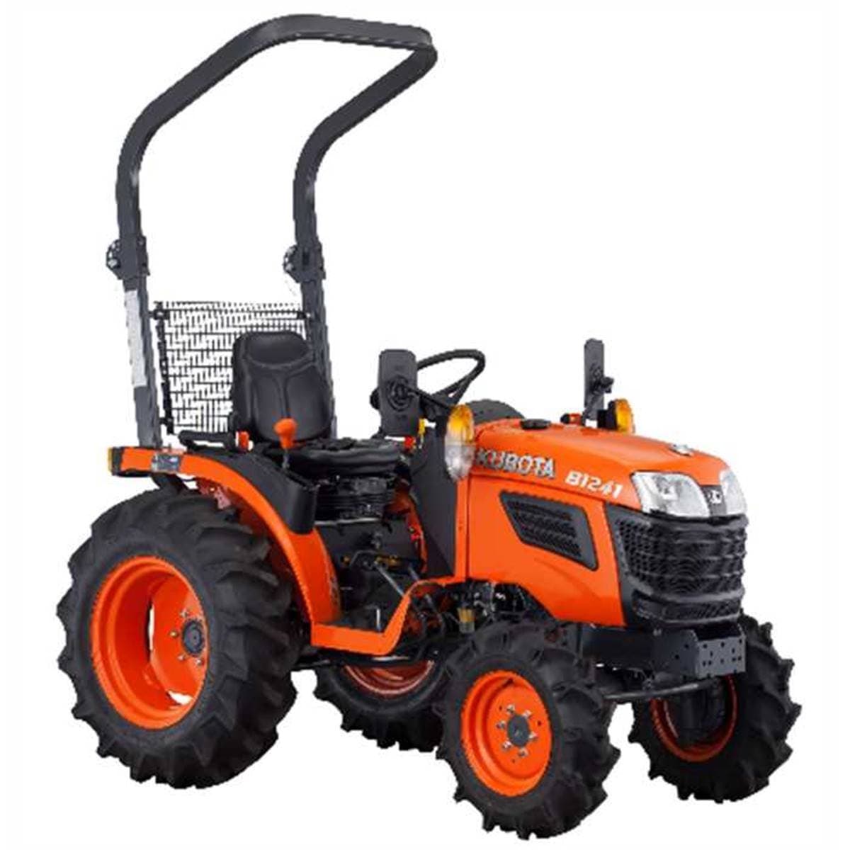 Micro tracteur diesel 4 roues motrices KUBOTA B1241 D roues agraires 6×12 et 95×16.