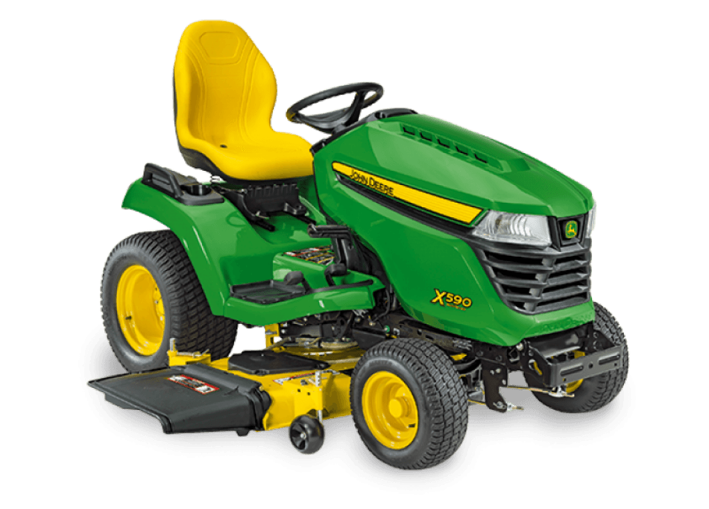 Tondeuse Autoportée John Deere X590 - Puissance, Confort et Maniabilité - Garantie 5 ans