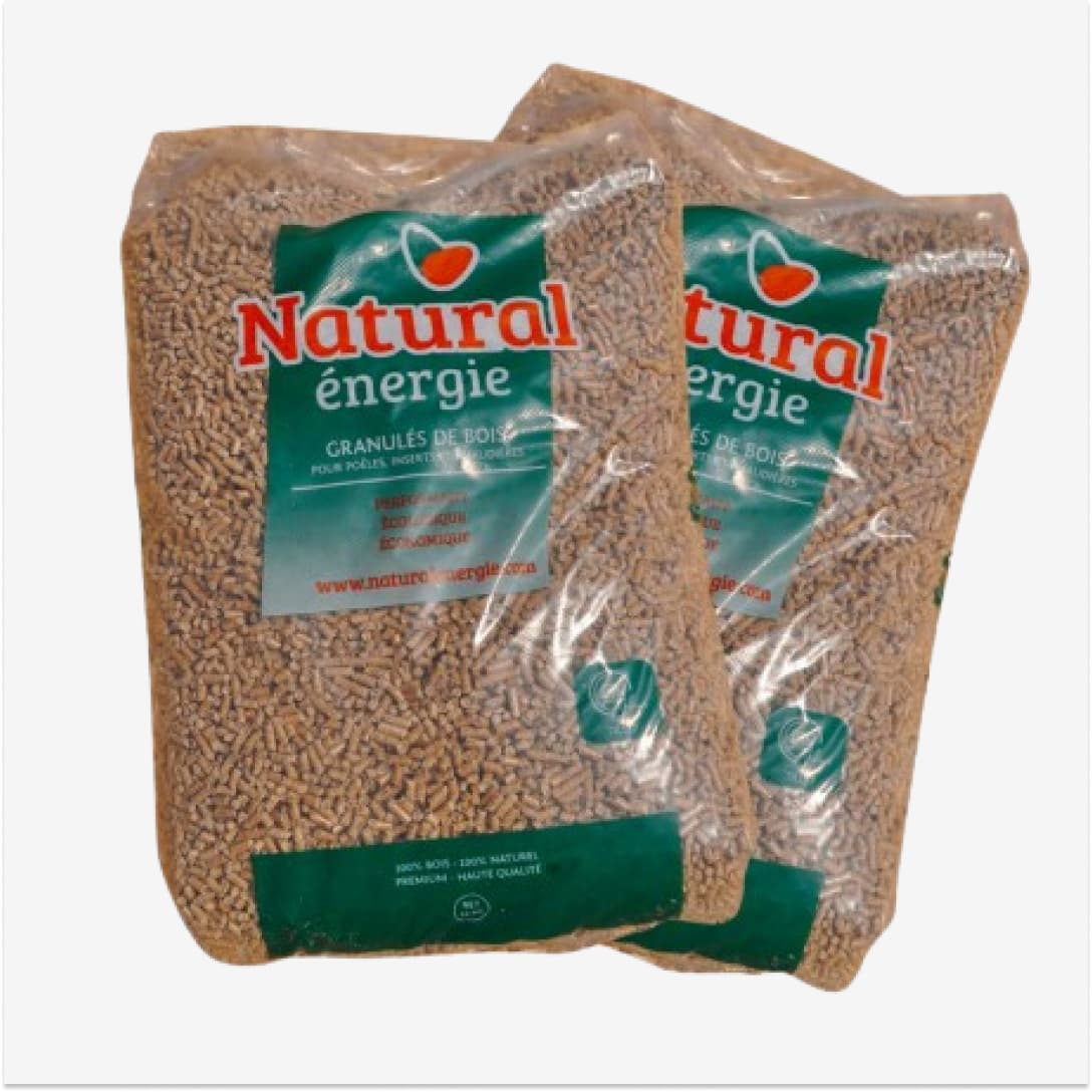 Palette Natural Energie 70 Sacs 15kg - Granulés de Bois Écologiques Haute Performance - Livraison Rapide