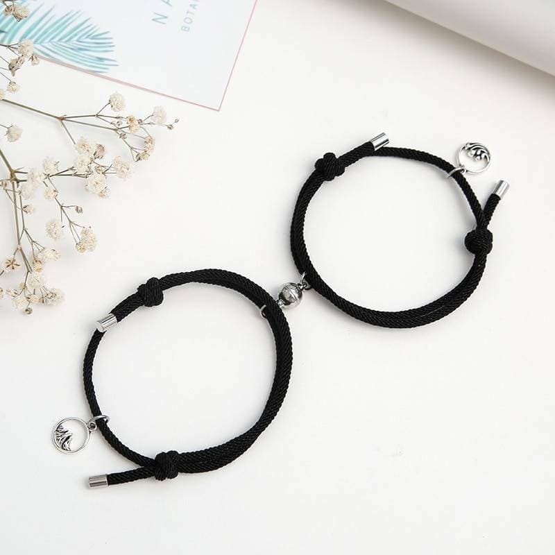 2020 Fashion 2Pcs/Set Paired Bracelet For Lovers White