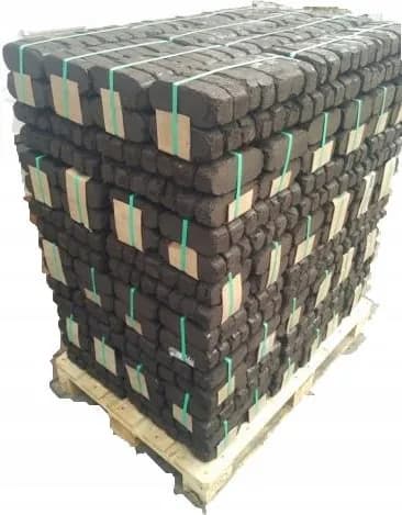 1000kg Zgrzewki10K Brykiet Torfowy Węgiel Eko Opał