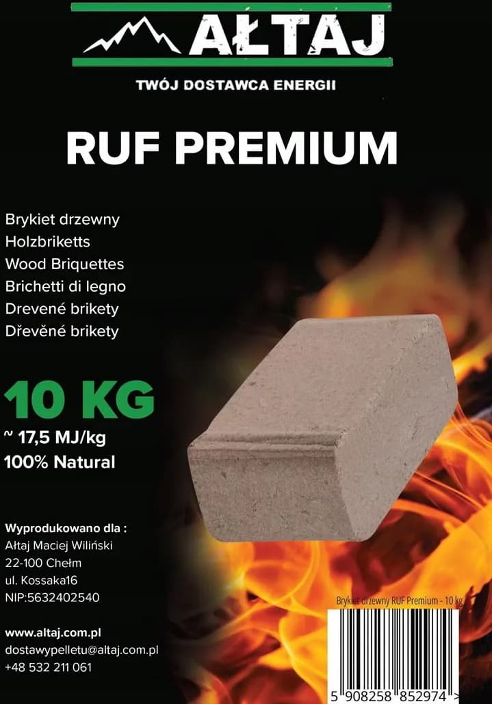 Brykiet Drzewny Ruf Ałtaj