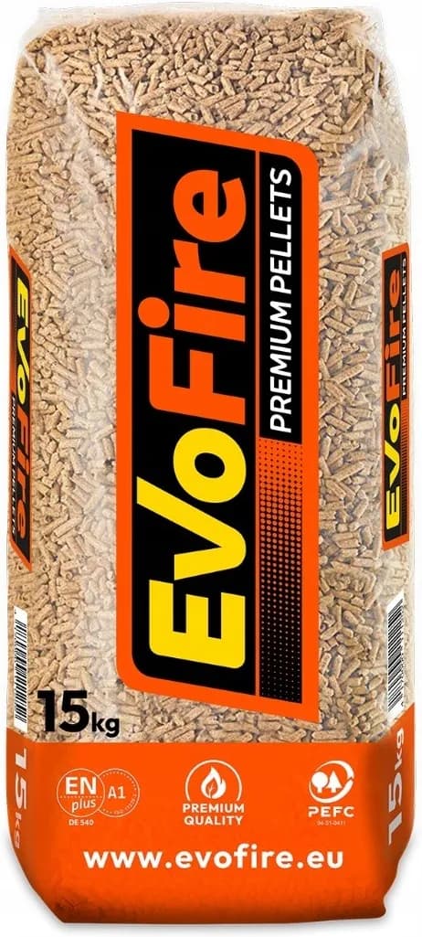 Pellet Drzewny EvoFire Sosnowy 6mm ENplus A1 990Kg