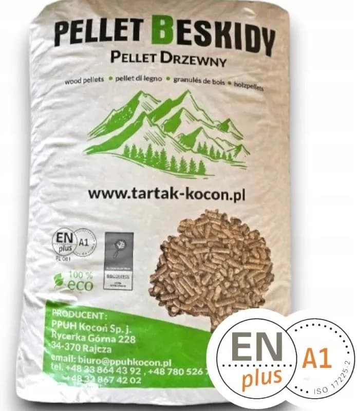Pellet Drzewny Gawlik Beskidy 6mm Workowany Paleta 1050 kg