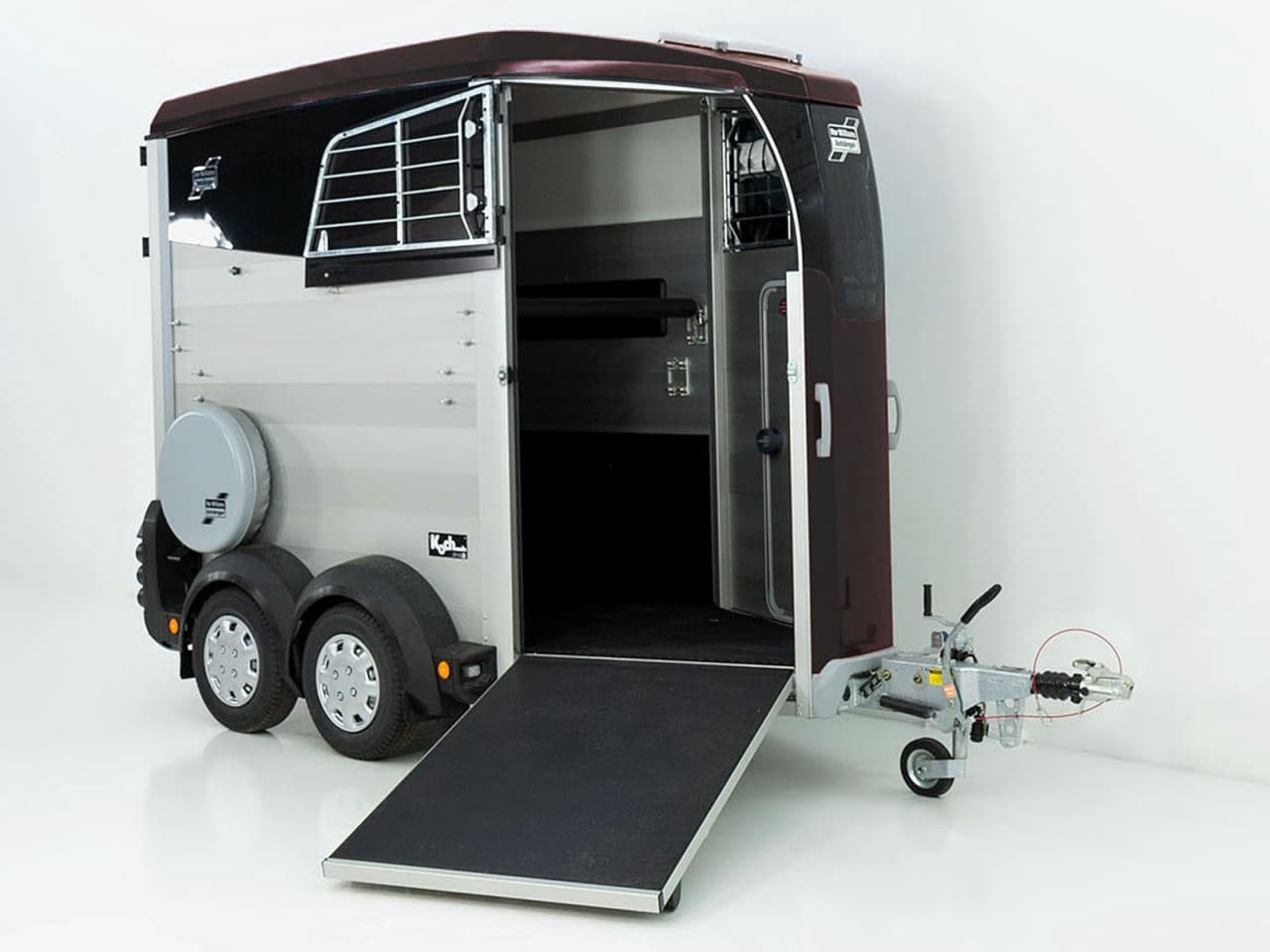 Ifor Williams Pferdeanhänger HBX 403, Frontausstieg, Neues Modell, schwarz