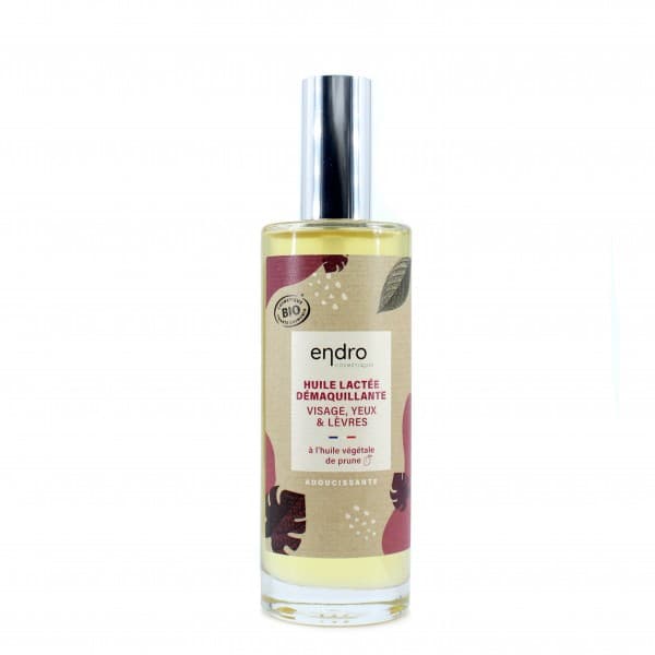 Huile lactée démaquillante bio 100ml Endro