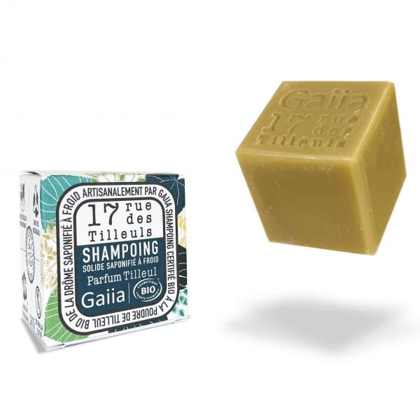 Shampoing solide Bio au tilleul Gaiia 120g