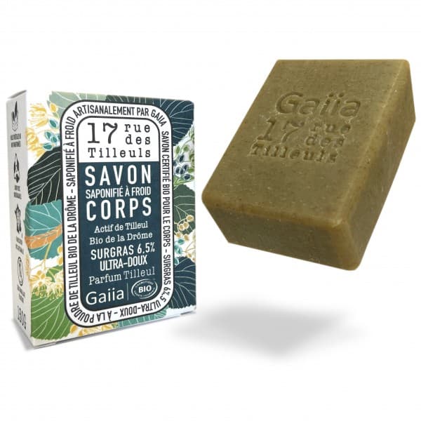 Savon solide Corps Bio au tilleul Gaiia 150g