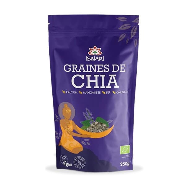 Graines de chia Bio Iswari 250g