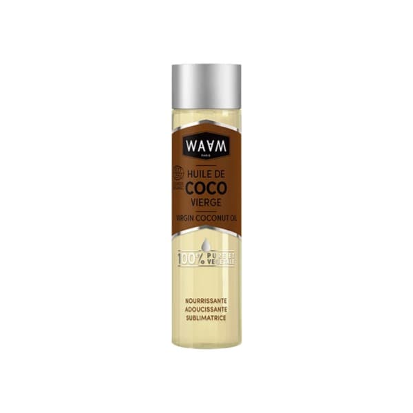 Huile de coco WAAM 100% pure et végétale 100ml