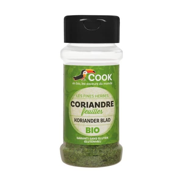 Coriandre en feuilles bio 15g Cook épice
