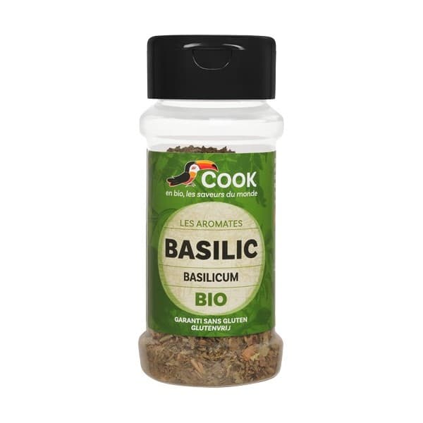 Basilic en feuilles bio 15g Cook épice