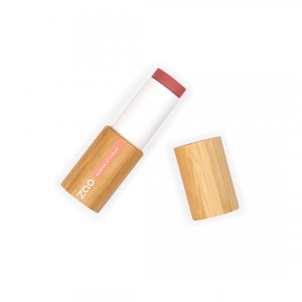 Blush Stick Rose Coquelicot Zao Makeup N°842