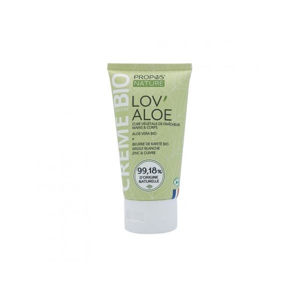 Lov' Aloe - Crème À l'Aloe Vera Bio PROPOS NATURE 100ml