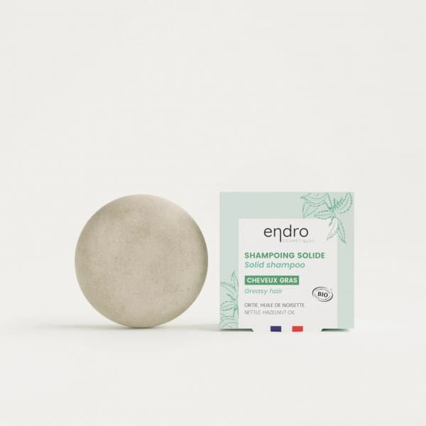Shampoing solide bio Cheveux Gras Endro 85ml