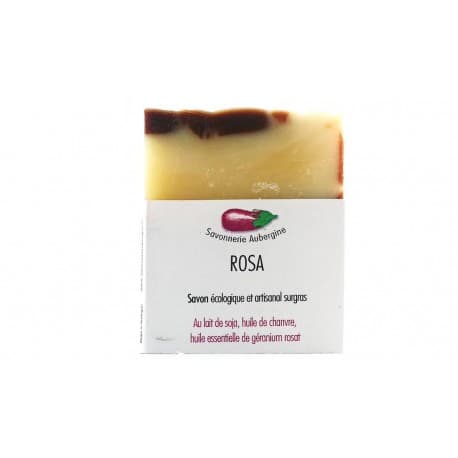 Savon Rosa savonnerie Aubergine 100g