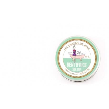 Dentifrice solide à la menthe les savons de Joya 40g