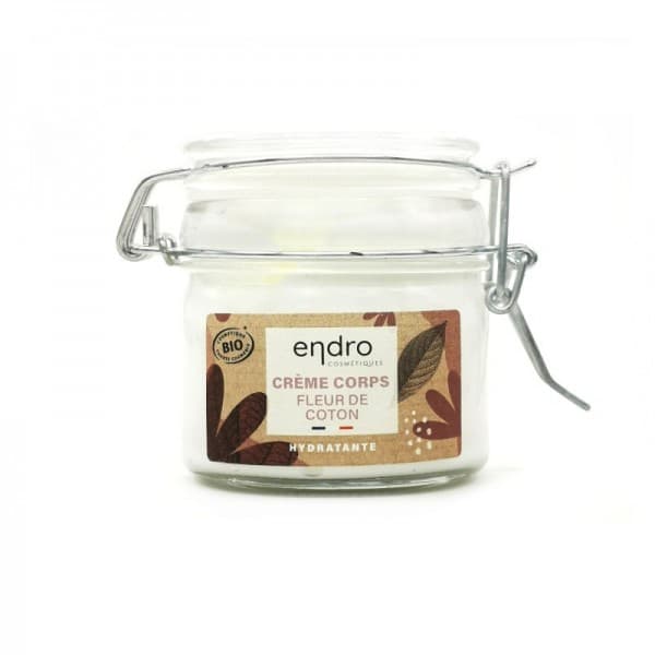Crème corps fleur de coton hydratante  Endro  100ml