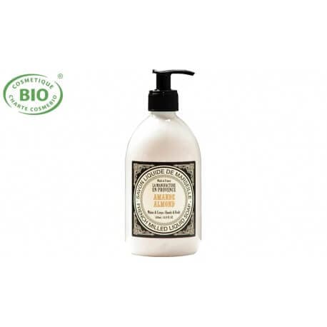 Savon liquide de Marseille Amande 500ml  La manufacture en Provence