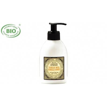 Lait corporel bio vanille miel 300ml  La manufacture en Provence