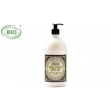 Savon liquide de Marseille à l'huile d'olive 1 litre la manufacture en Provence