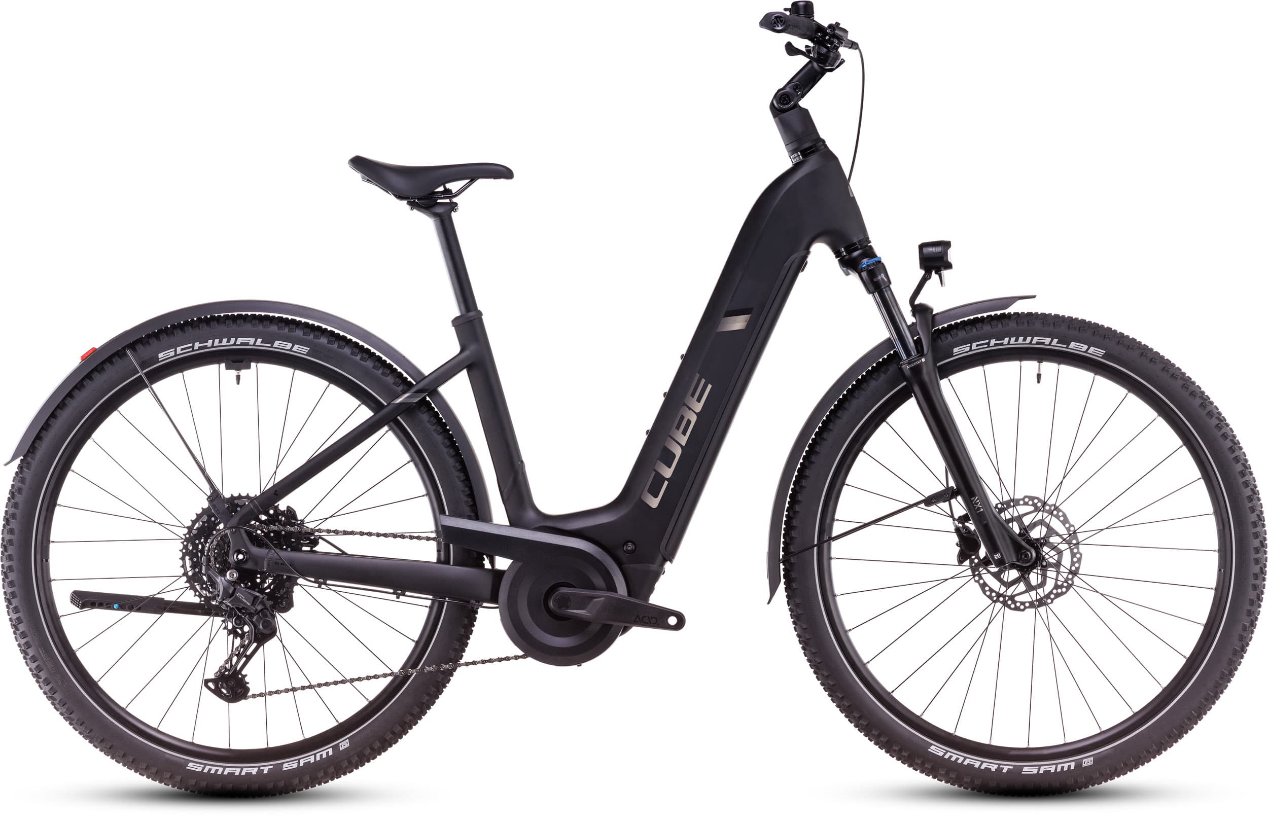 Cube Nuride Hybrid Pro 600 Easy Entry Allroad black´n´bronze - Easy Entry 46 cm