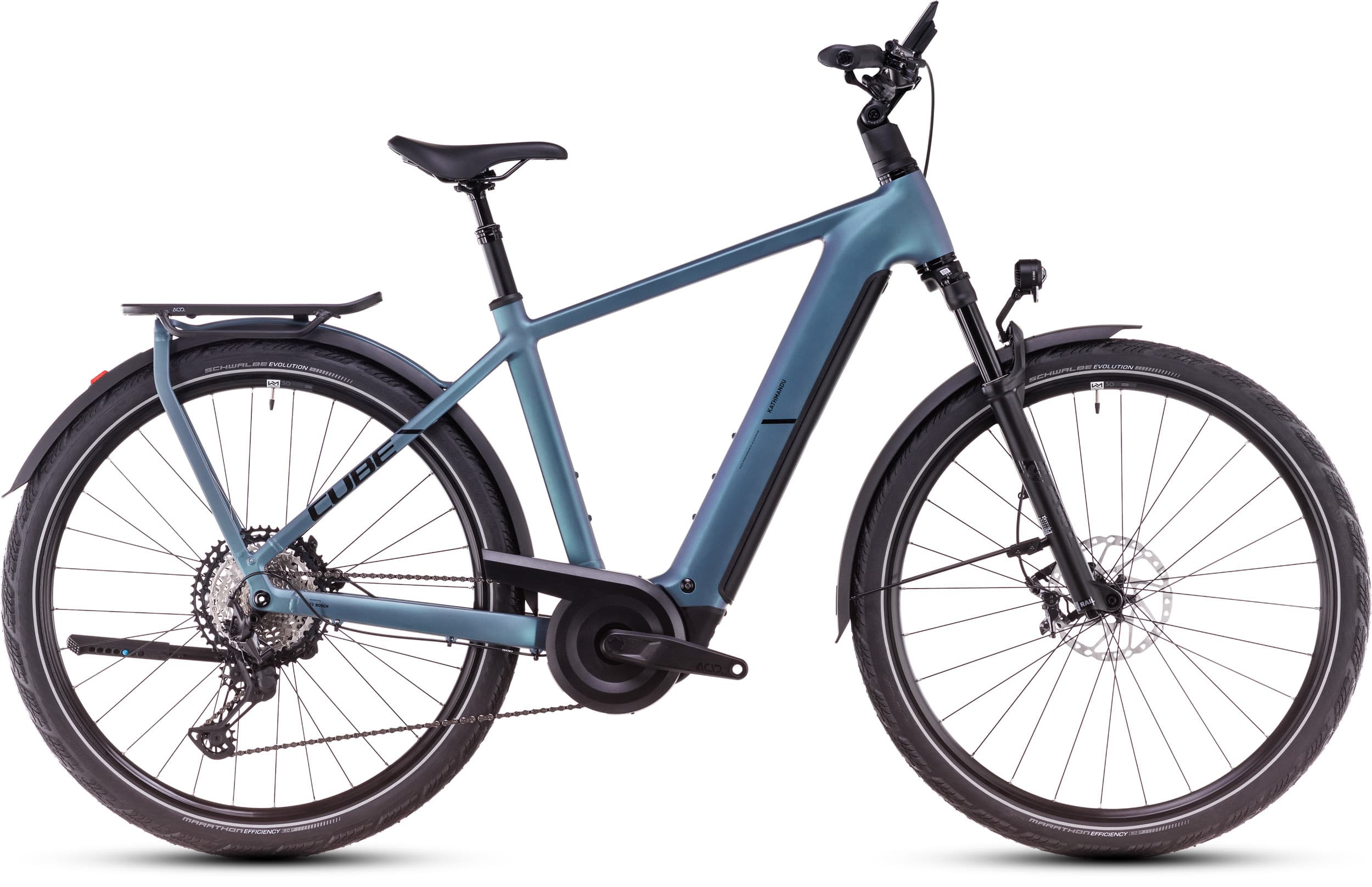 Cube Kathmandu Hybrid SLX 800 smaragdgrey´n´black - 54 cm