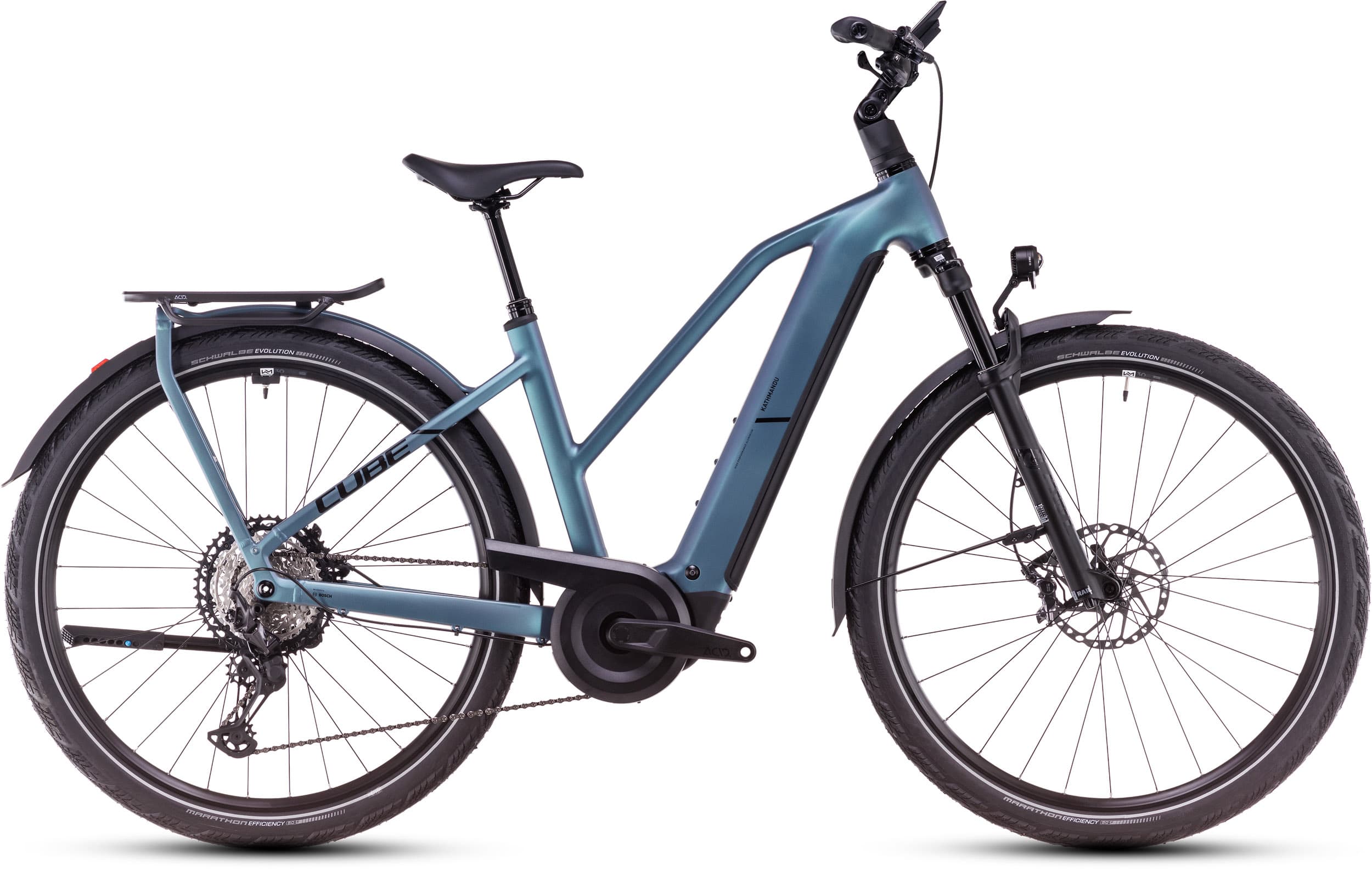 Cube Kathmandu Hybrid SLX 800 Lady smaragdgrey´n´black - Trapeze 46 cm