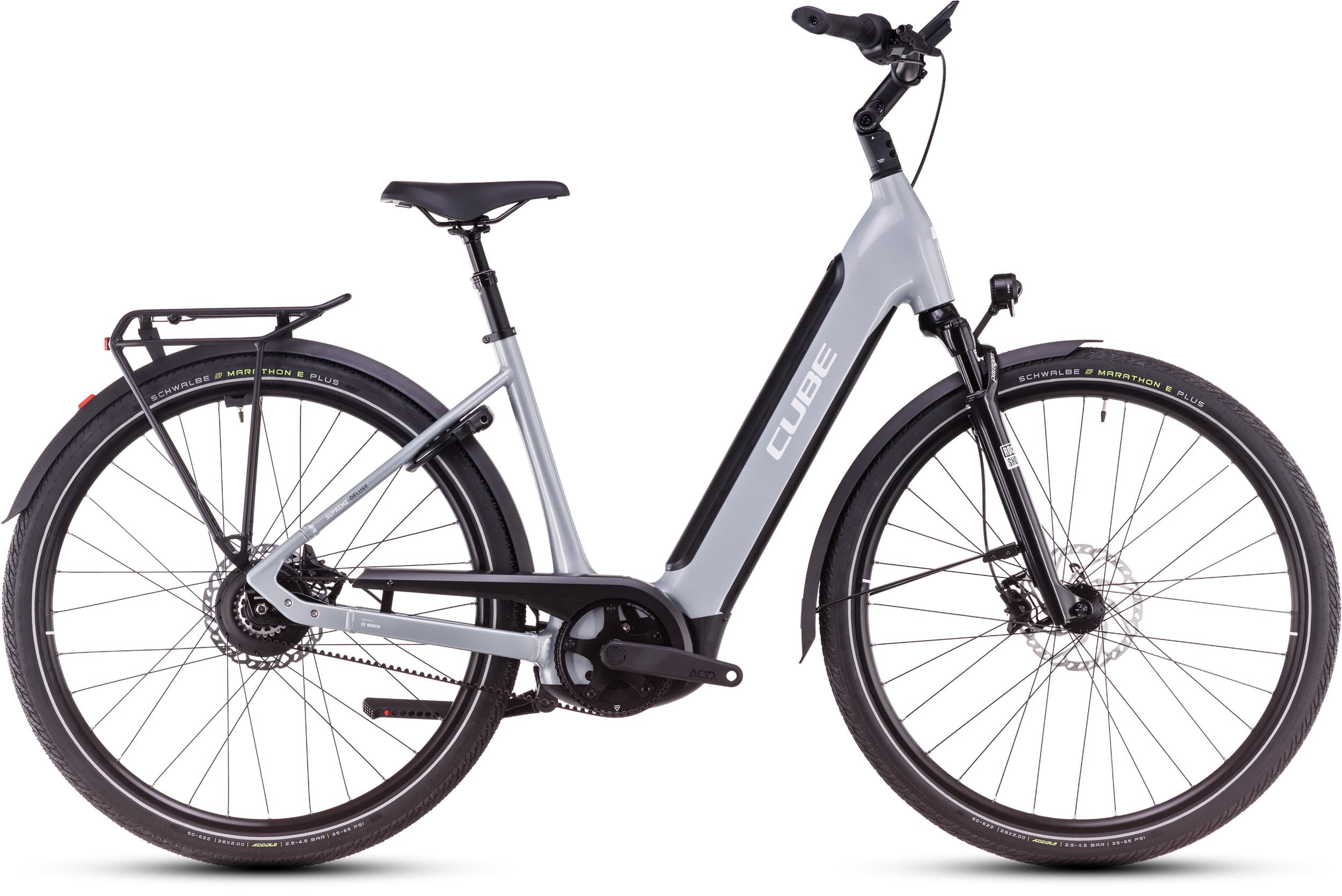 Cube Supreme Hybrid Deluxe SLX 625 polargrey´n´white - Easy Entry 54 cm