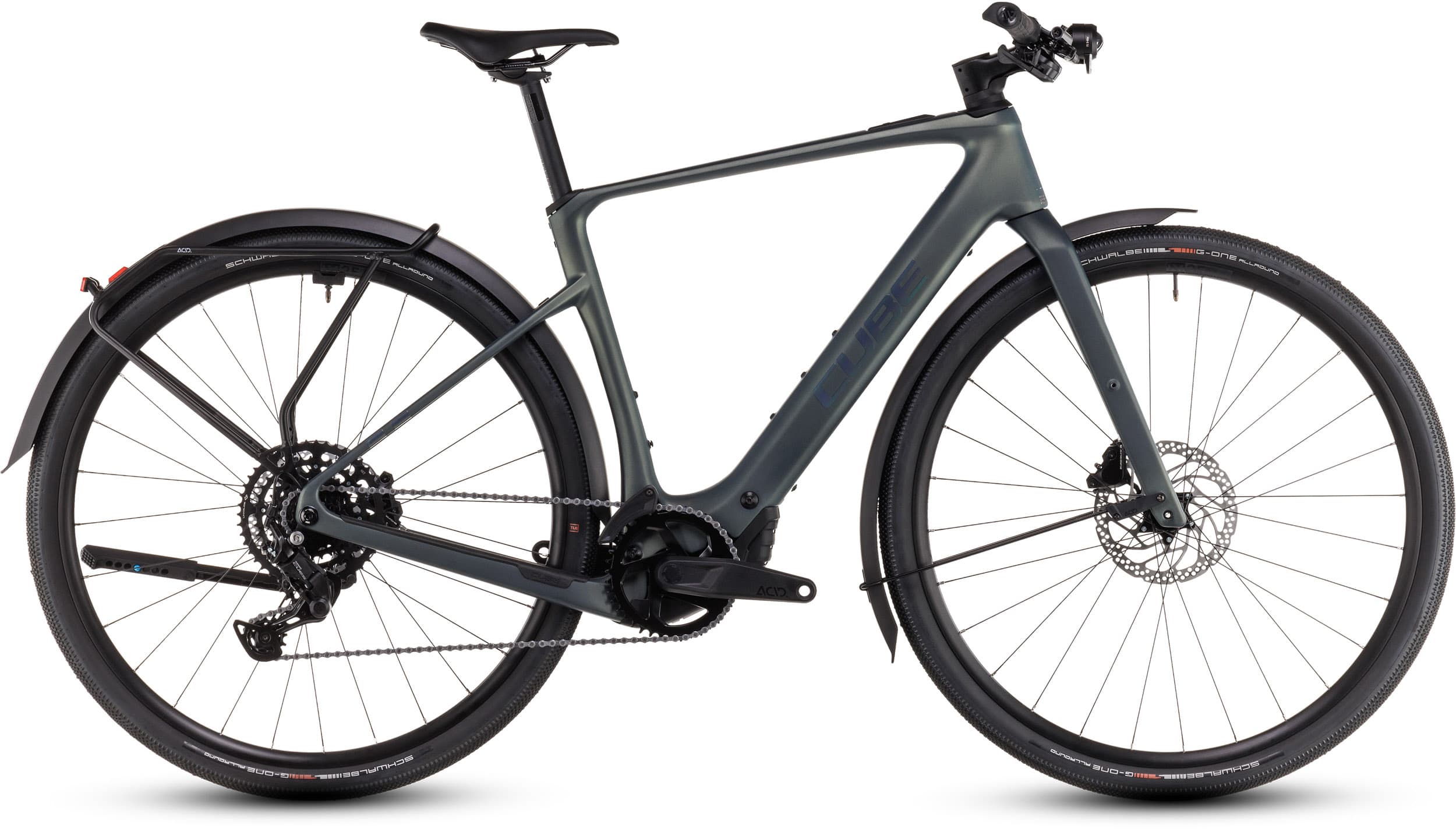 Cube Nulane Hybrid C:62 Race FE 400X sagebrushgreen´n´prism - S