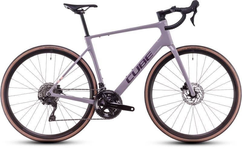 Cube Attain C:62 Race plumgrey´n´brink - 62 cm