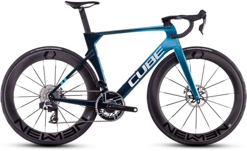 Cube Litening AERO C:68X SLX chromeblue´n´liquidblue - 58 cm