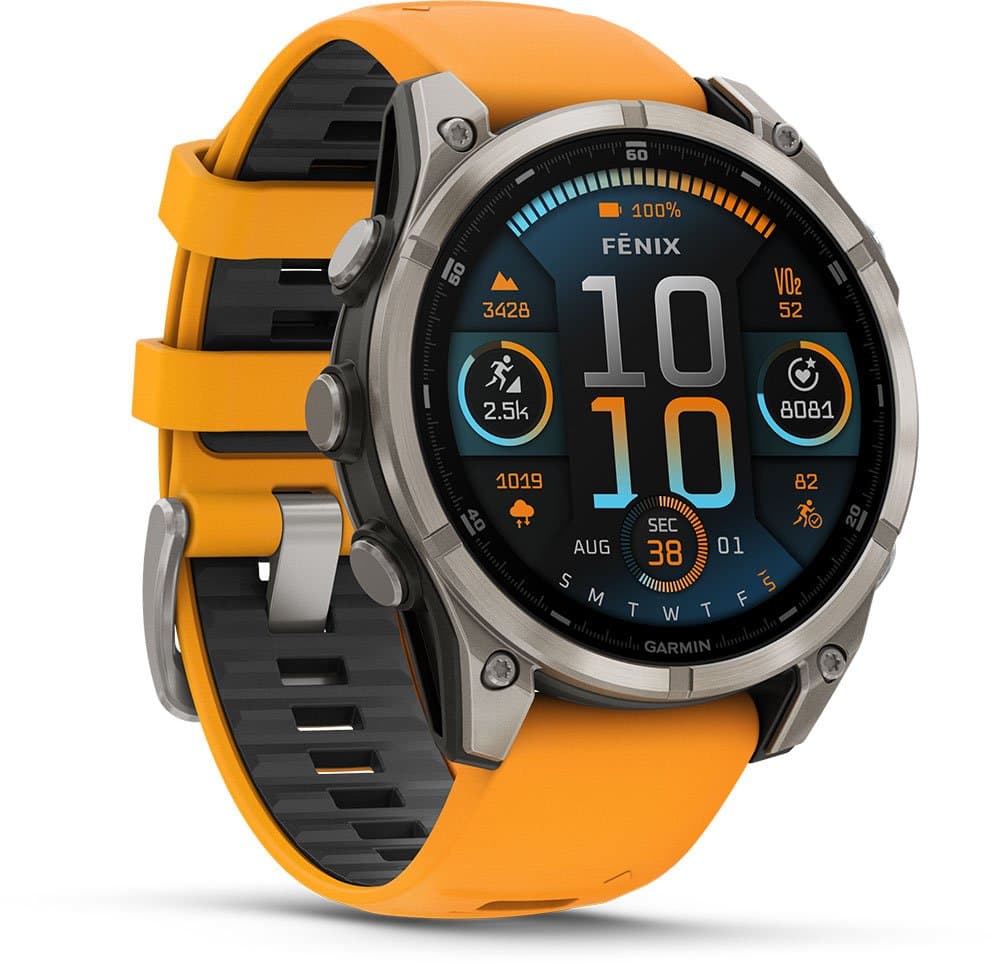 Garmin Fēnix® 8 - 47 mm AMOLED Sapphire - GPS Multisport - Graphit/Titanium