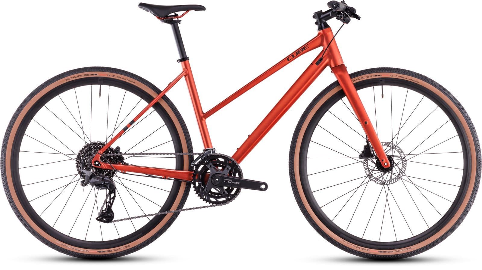 Cube Nulane Pro Lady fireorange´n´black - Trapeze 47 cm