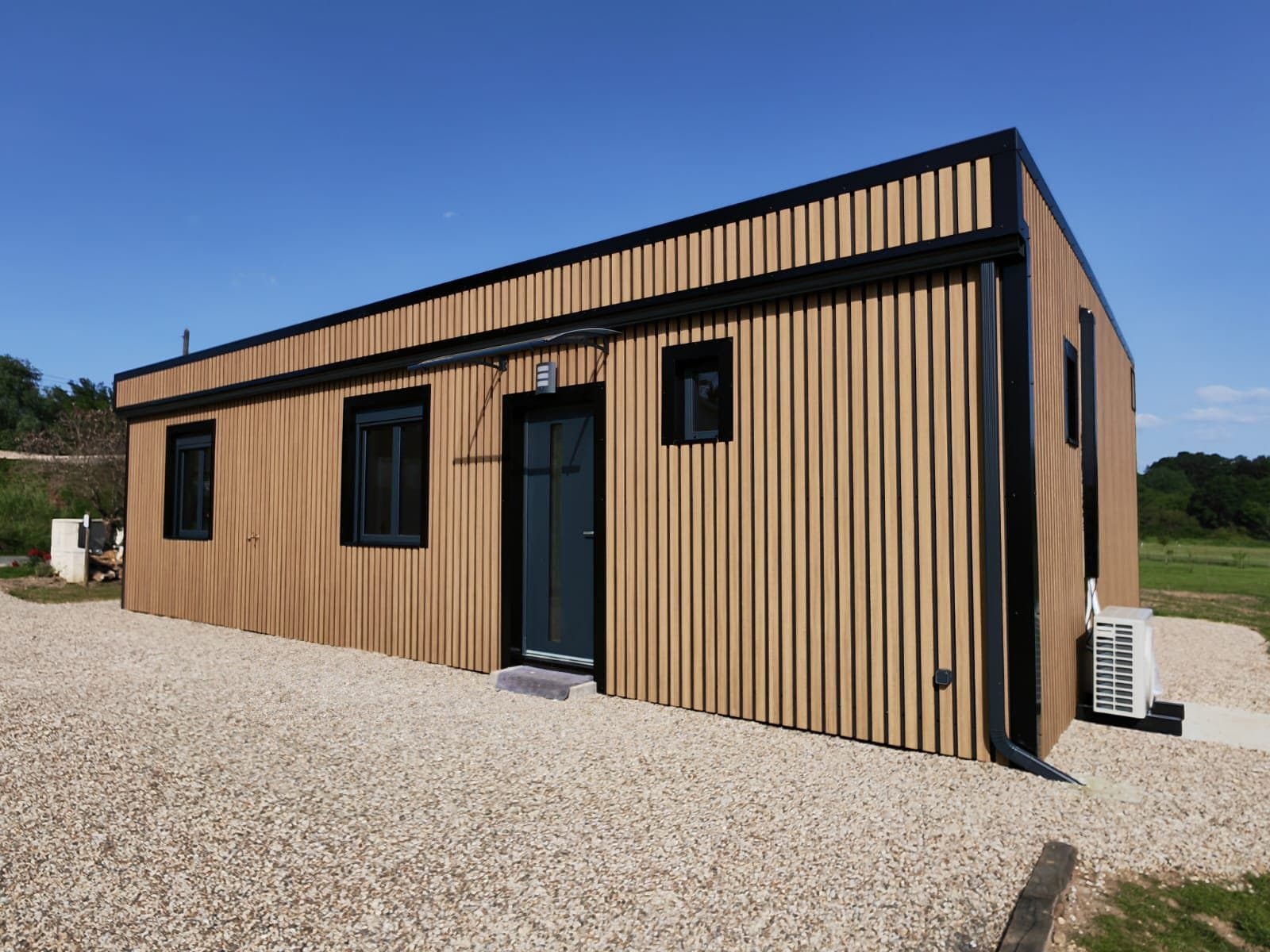 Mobile Home Woodin – Maison Container Modulable sur 2 Containers 40 Pieds