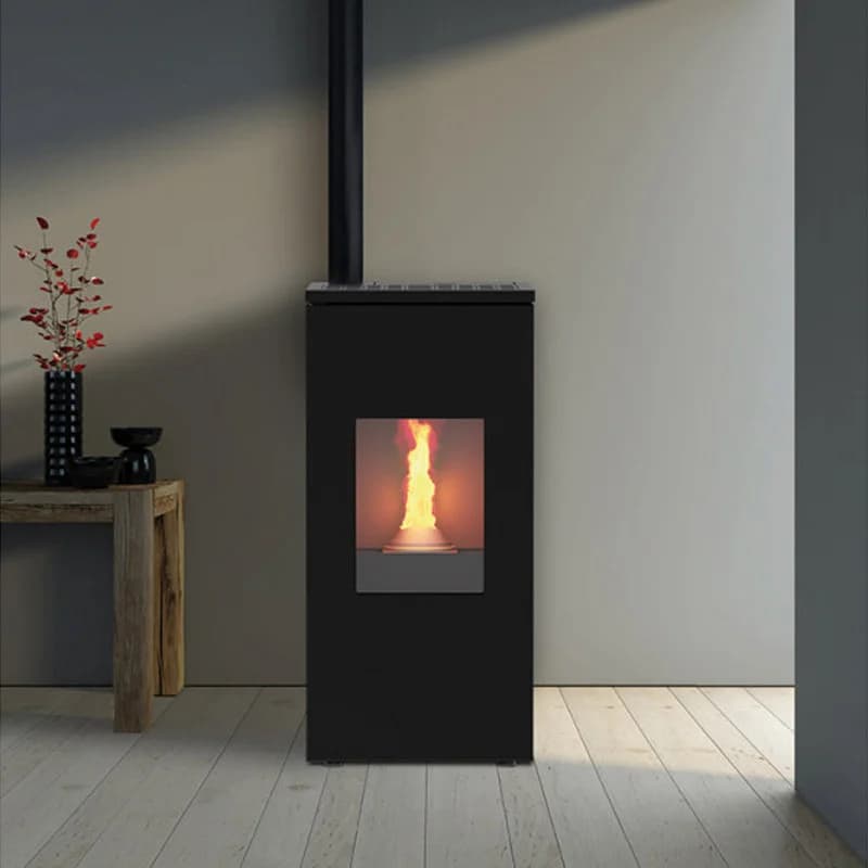 Futura Pelletkaminofen mit Warmluftkanal – 9 kW