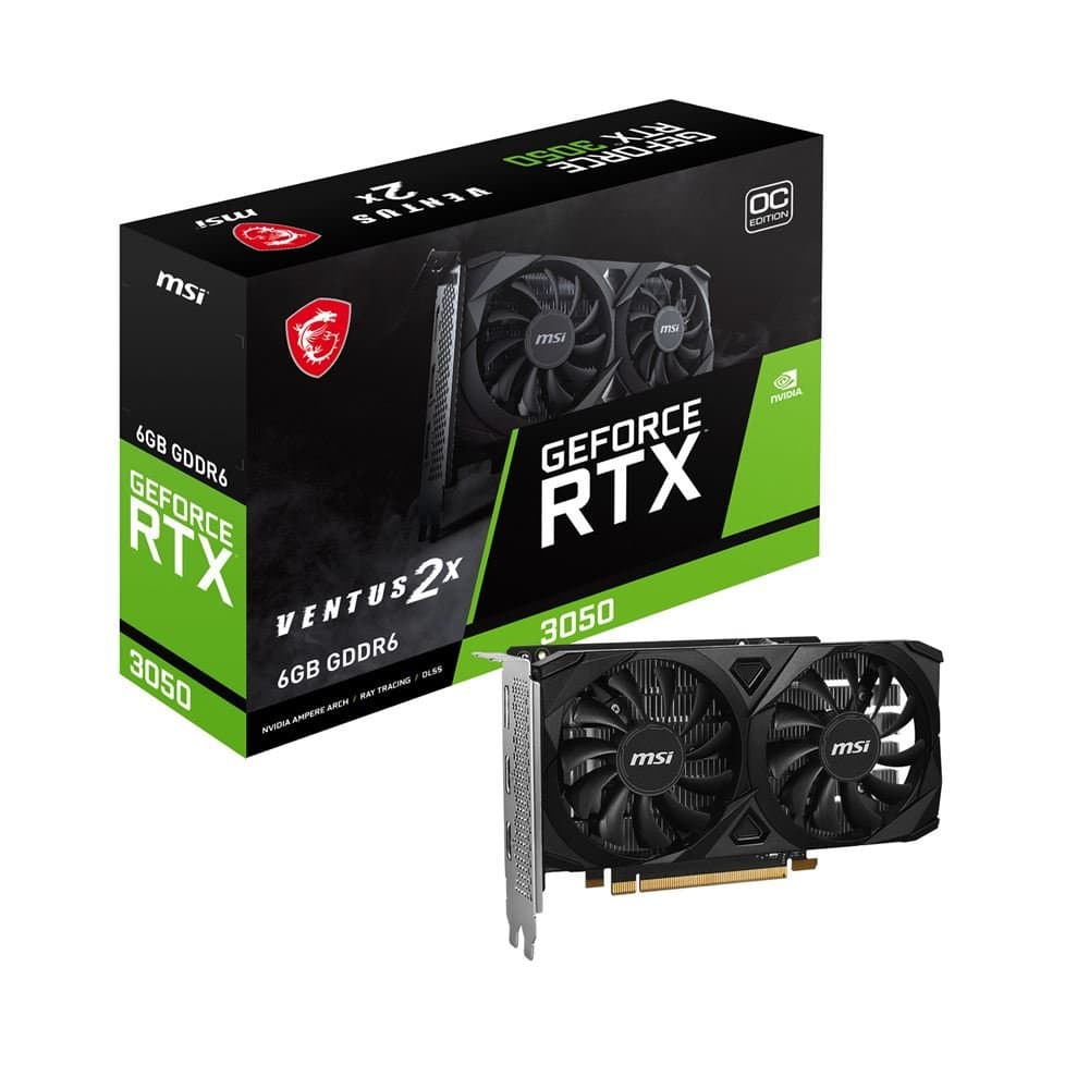 GeForce RTX 3050 VENTUS 2X E 6G OC – NVIDIA‑Grafikkarte