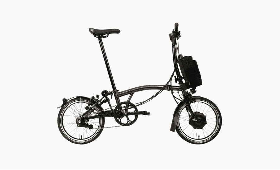 Brompton C-Line Electric Urban - Typ H - 16 Zoll 300Wh 4K Faltrad - schwarz Lacquer