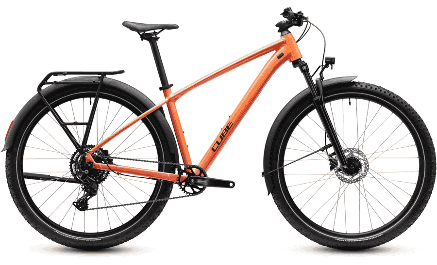 Cube Aim ONE FE - 27.5/29 Zoll 9K Diamant -salmon´n´schwarz - L