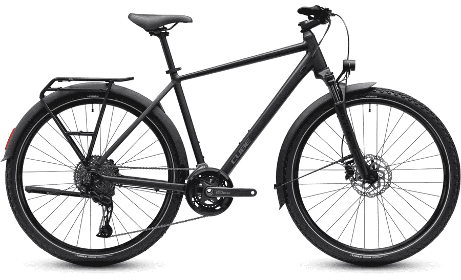Cube Nature EXC FE - 28 Zoll 22K Diamant - grau´n´chrome - 58 cm