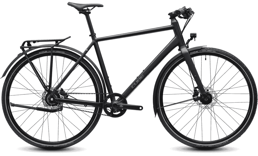 Cube Nulane Deluxe EXC FE - 28 Zoll 8N Diamant - grau'n'chrome - L