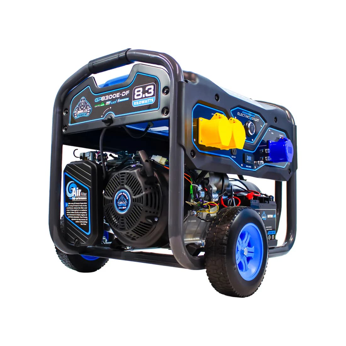 Générateur bicarburant Gorilla Power 8300 W | GP8300E-DF