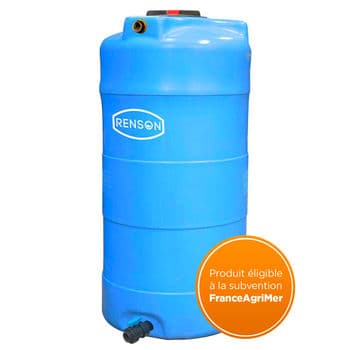 Cuve à eau verticale en PE de 1500L