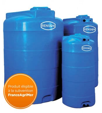 Cuve de stockage verticale en PE 5000L Renson