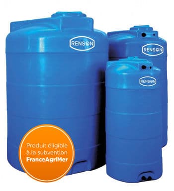 Cuve de stockage verticale en PE 10000L Renson